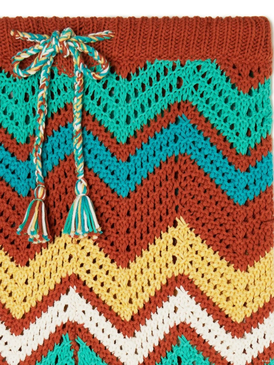 Affordable Women Kaleidoscopic knit trousers chevron Alanui 0709